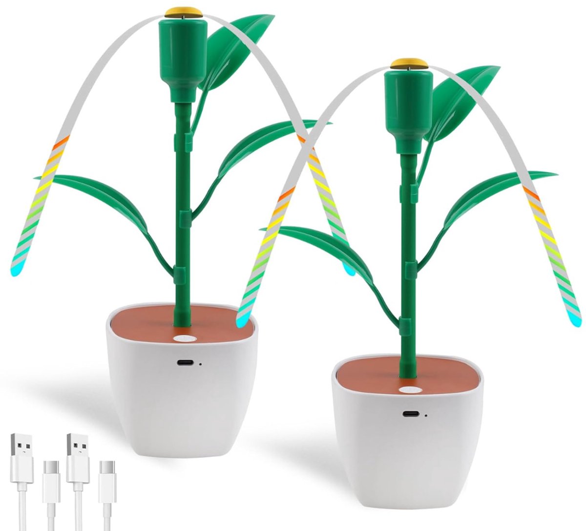 ZMR® Vliegenverjager voor op Tafel - Vliegenverjager - Vliegenmeppers - Wit/Groen - 18cm x 12cm x 10cm