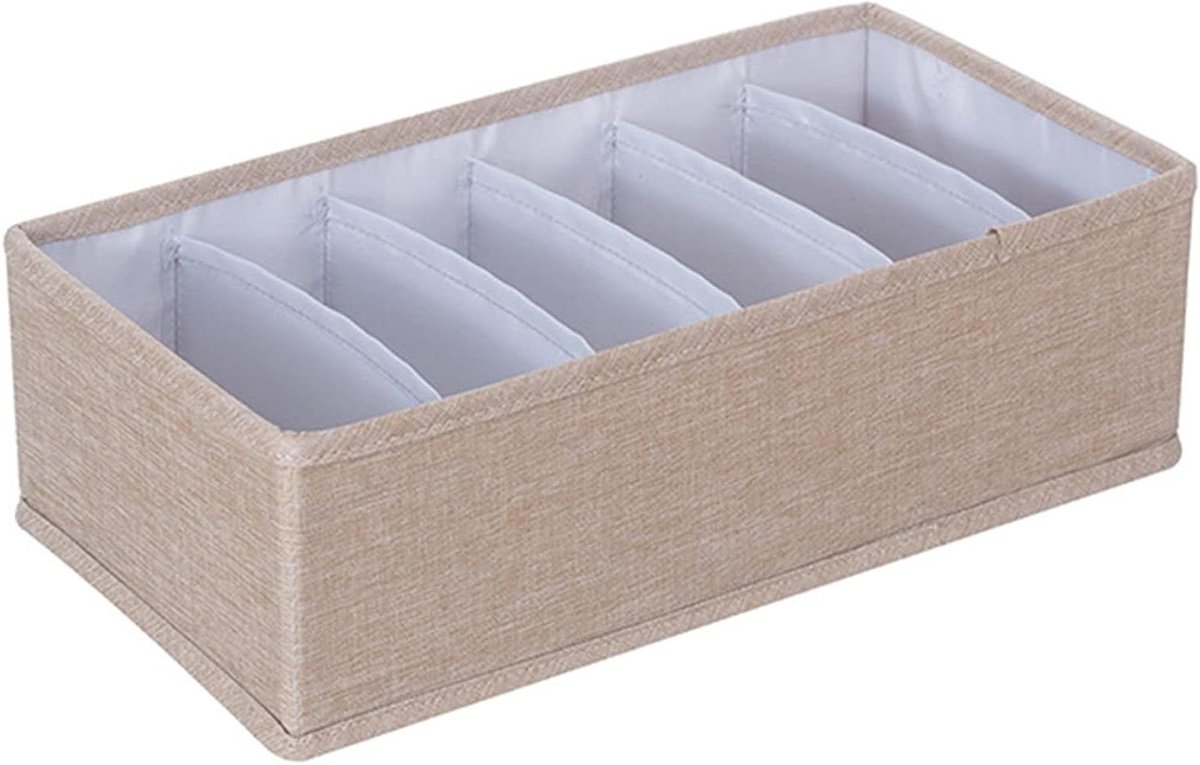 Kast Organizer Set - Opbergdozen Garderobe - Kleding Sorteren - Wasbaar Mesh Ontwerp - 4 Stuks - Beige