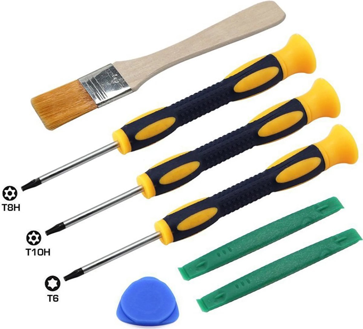 Reparatieset met schroevendraaiers geschikt voor Xbox One/360/PS3/PS4-controllers (T6, T8H, T10H)