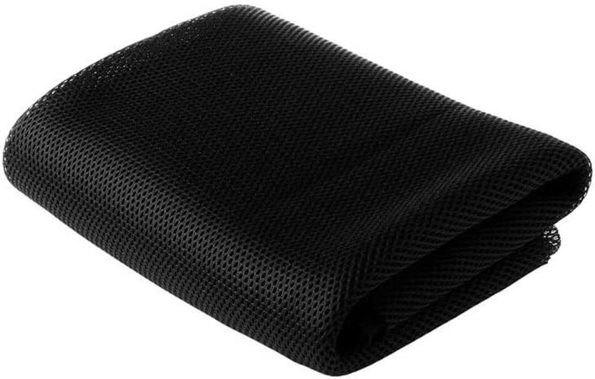 Speaker Grill Doek, Luidspreker Stof Vervanging Stereo Akoestische Luidspreker Mesh Doek Home Sound Box Stofdicht Beschermende Ademende Accessoires Radio (Kleur: Zwart)