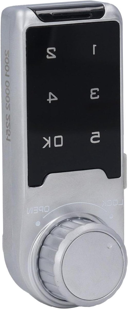 Elektronisch Kastslot - Cijferslot Deurslot - Kasten Beveiligen - Aanpasbaar Wachtwoord - 10 x 7 x 5 cm - Zwart