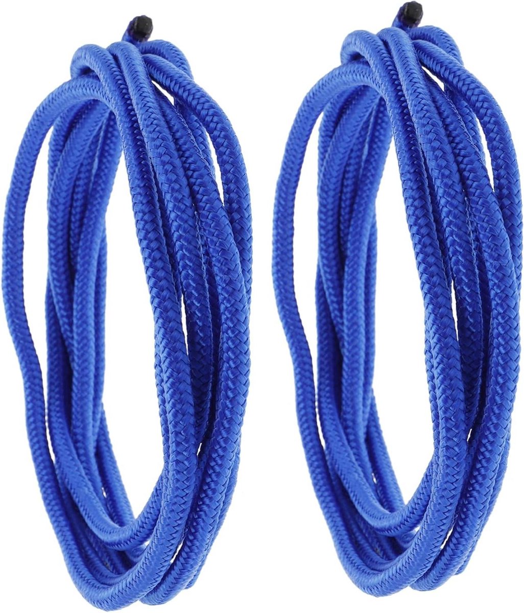 Hangmat Touwen Set - Boomriemen Ophangen - Buiten Ontspannen - Zware Kwaliteit Nylon - 2 x 300 cm - Blauw