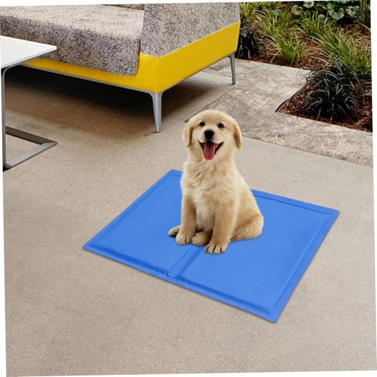 Gel Koelmat - Huisdier Mat - Koel en comfort - Directe verkoeling technologie - 2 stuks 30x40cm - Blauw — afbeelding 5