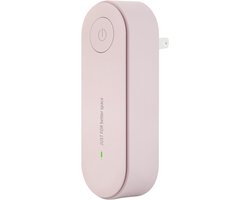 Ultrasone mijtverwijderaar, draadloze ultrasone mijtverwijderaar, geluidsarme plug in mijtreiniger, vermindert huisstofmijt, roze
