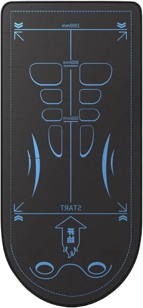 Buiksteunmat Trainingsmat - Kniekussen Vloerbeschermer - Core Training - Antislip Stabiliteit - 60 x 11 x 11 cm - Niet gespecificeerd