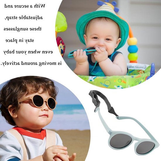 Zonnebril voor Baby's met Polariserende Lenzen - Perfect voor Reizen, Sport en Buitenactiviteiten — afbeelding 4