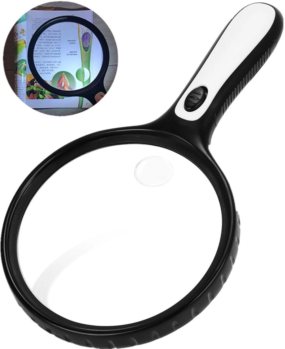 Dailygoods - Groot Vergrootglas voor Onderzoekers met Hoge Helderheid
