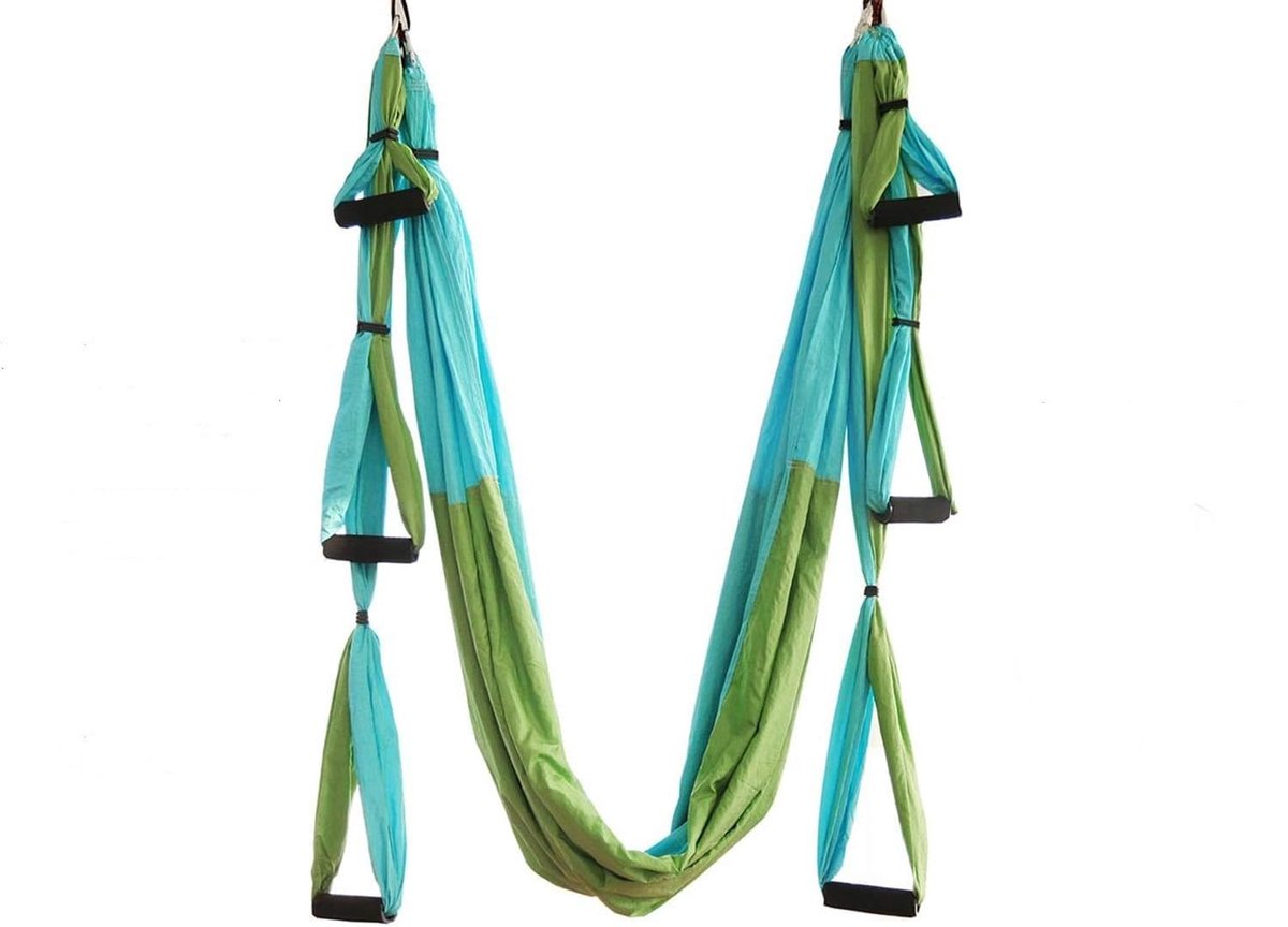 Dailygoods- Aerial Yoga Hangmat - Anti-zwaartekracht - Inversi-sling - Verstelbare Hoogte - Hoogwaardig Nylonweefsel - Comfortabele Training