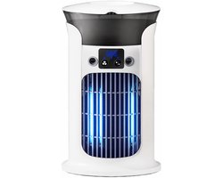 VHV - Mini airco - Luchtkoeler - Mobiele airco - Draagbare verdampingskoeler - Met ventilator bevochtiger nachtlicht - Voor bureau slaapkamer en camping