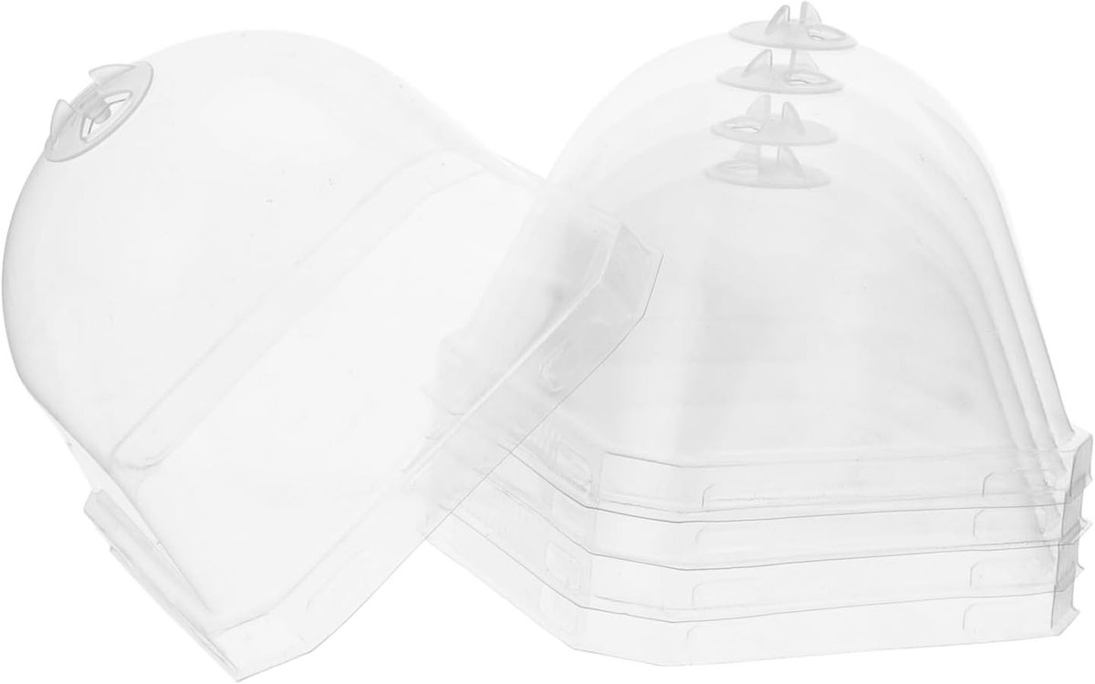 Beschermhoes voor bloempotten - Plastic cloche voor buitenplanten, mini kas en tuinaccessoires