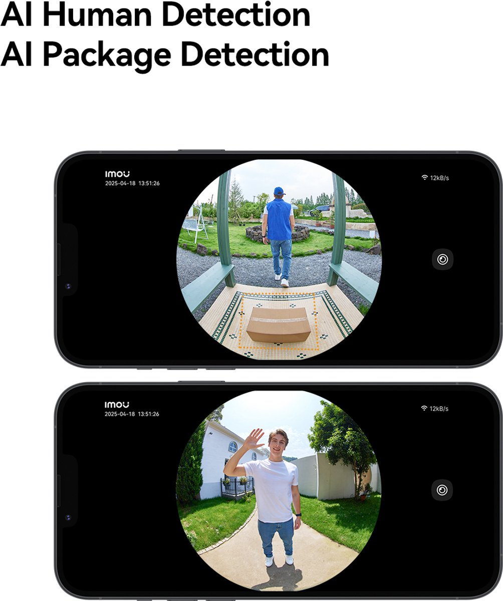 Imou Doorbell 3 Draadloze Video Deurbel met 4MP QHD Camera - afbeelding 3