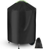 BBQ-hoes - Waterdichte BBQ-hoes - Geschikt voor Weber Char-Broil 22-inch houtskoolbarbecue - Zwart - 70 x 90 cm