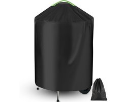 BBQ-hoes - Waterdichte BBQ-hoes - Geschikt voor Weber Char-Broil 22-inch houtskoolbarbecue - Zwart - 70 x 90 cm