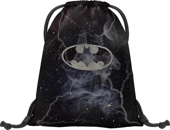Gymtas - Sporttas Trekkoord - School en Sport - Waterdicht Materiaal - 46 x 36 cm - Batman Storm