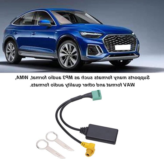 Bluetooth AUX Kabeladapter - Draadloze Audio-ingang - Muziek Streamen Auto - Bluetooth 5.0 Stabiel — afbeelding 3