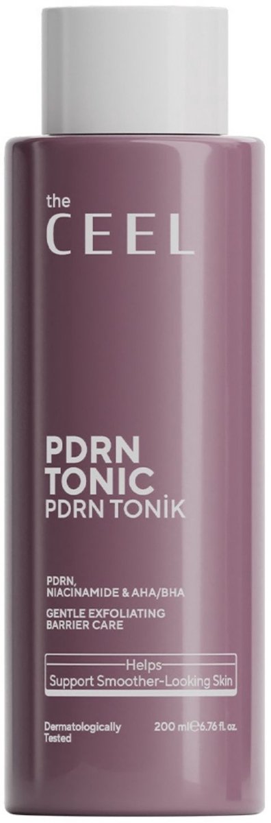 The CEEL PDRN Skin Renewal Tonic met Zalm DNA, Niacinamide & AHA/BHA/PHA Complex - Korean Skincare toner met peeling 200 ml