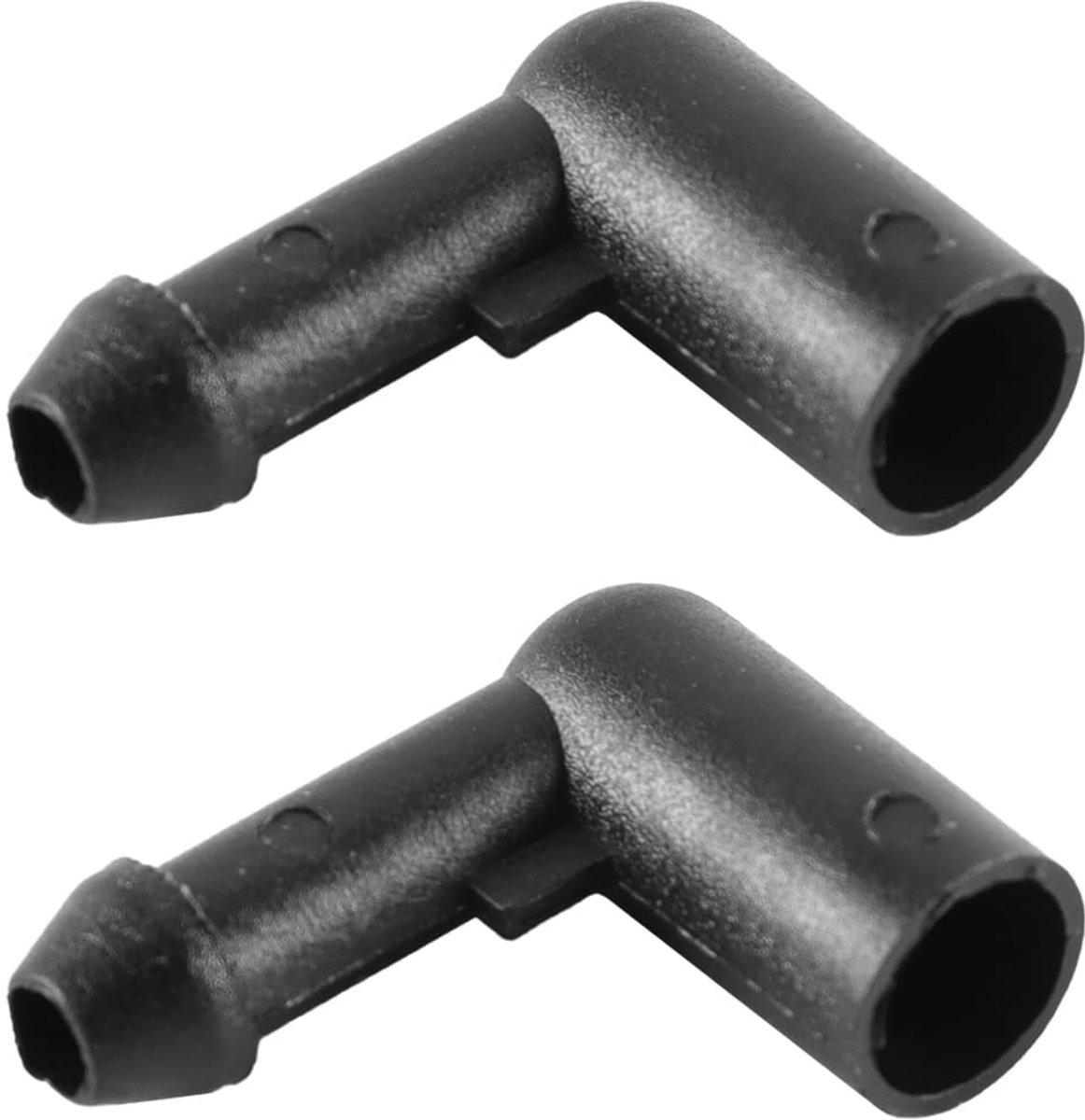 JHUBERS- Ruitensproeierslangconnector - 2 Stuks - Geschikt voor Vauxhall/Opel - Eenvoudig te installeren - Materiaal: Nylon - Afmetingen: 26 x 19 mm - Slangaansluiting