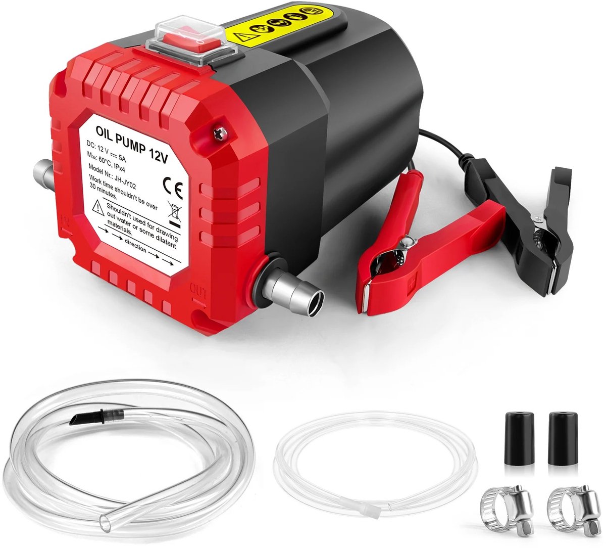 Cellista 12V Oliepomp - Elektrische Olie Afzuigpomp - Diesel Transferpomp - Olieverversingspomp voor Auto Boot Motor Camper - 100W