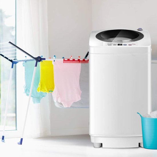 Mini Wasmachine - Compact Apparaat - Kleine Wasjes - Volledig Automatisch - 3.5 kg Capaciteit - Wit — afbeelding 3