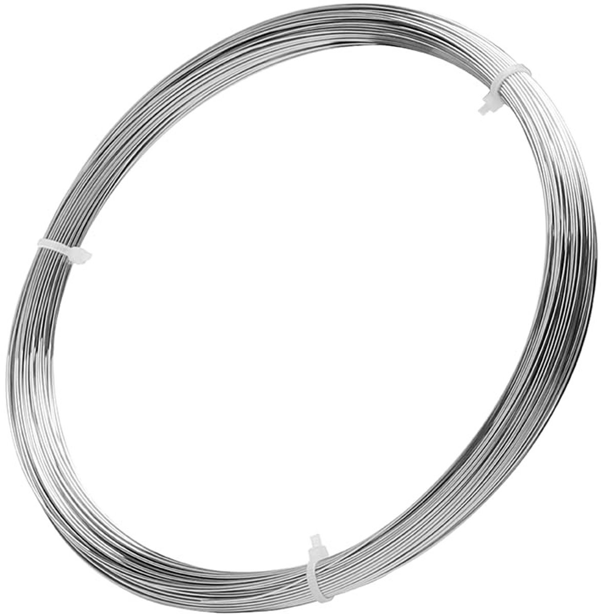 Dailygoods- Knutseldraad 304 Roestvrij Staal - Harde Draad - Modelleren - Tuinbedrading - Creatieve Projecten - 60 Meter, Ø 1 mm - Tuindraad