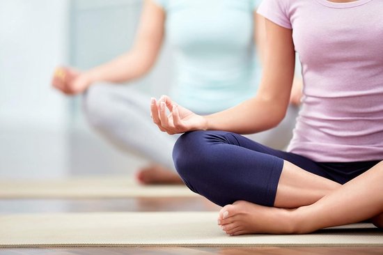 XXL Yogamat - Fitnessmat Pilates - Comfortabel Trainen - Extra Dik - 200x100cm - Paars — afbeelding 5