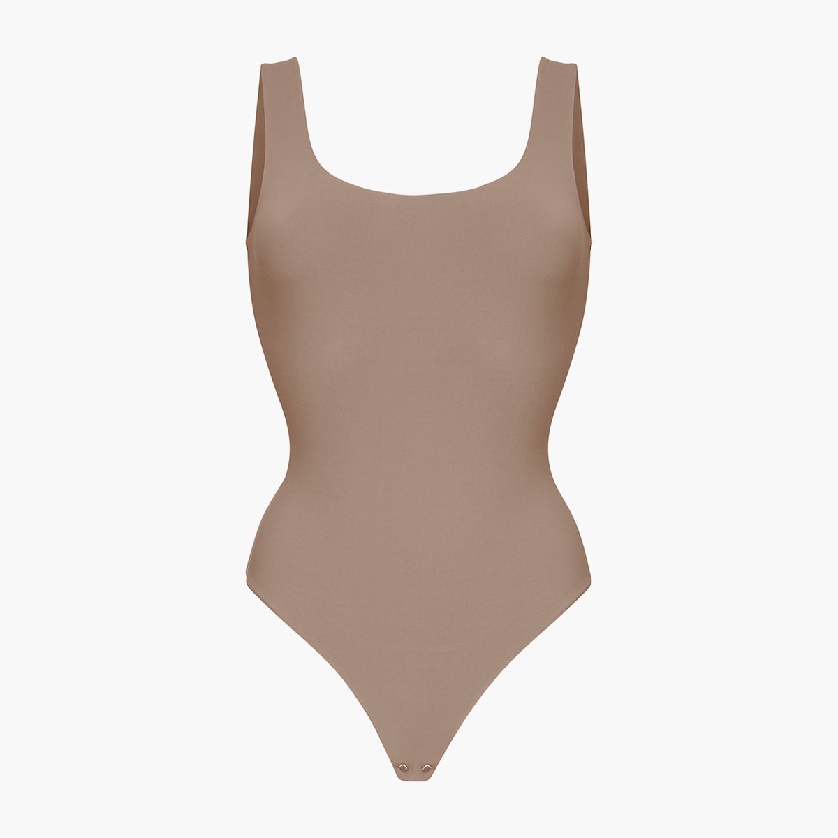 cfab Lage rug - Lichaam - Karamel - 3XL - Corrigerende Body - Naadlos - corrigerend ondergoed dames Caramel