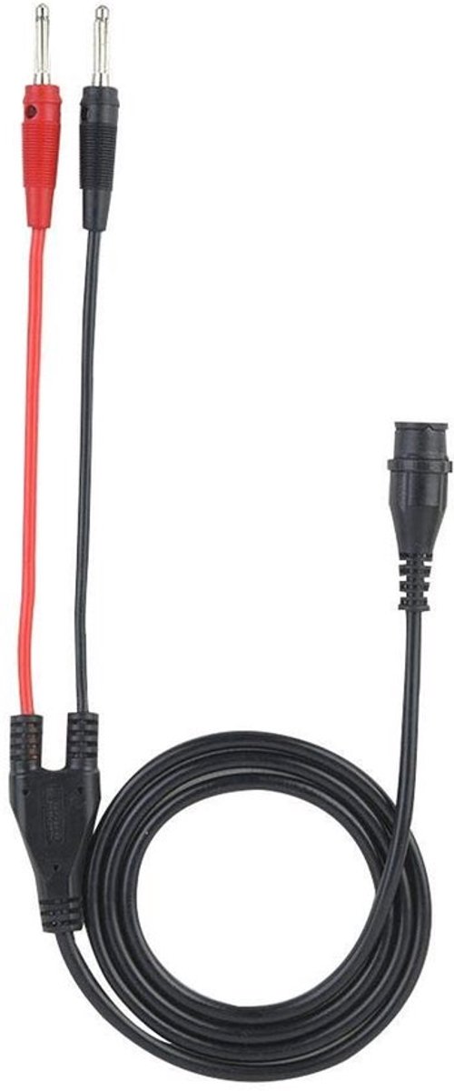 Dailygoods Plug naar Banana Plug - Coaxiale Kabel - 120 cm - Zwart