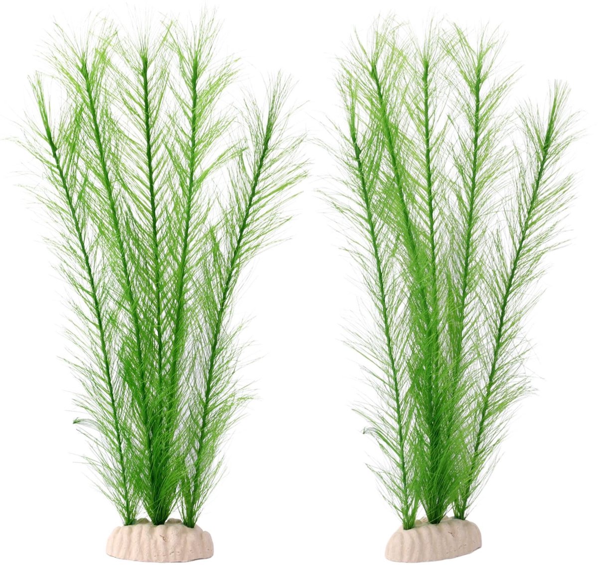 SOUQONE- Aquariumplanten Set - Kunststof Planten - Decoratie voor Aquarium - Levendige Groene Planten - 30x6cm - Betrouwbaar Materiaal - Aquariumdecoratie