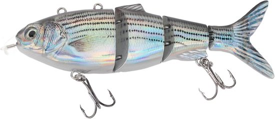 VGEBY USB Oplaadbare Elektrische Vis Lure - Realistische Dobber Met LED Licht Voor Snoek van VGEBY — afbeelding 4