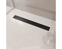 Caniveau de douche Lomazoo Nilo 70 Cm - Noir mat