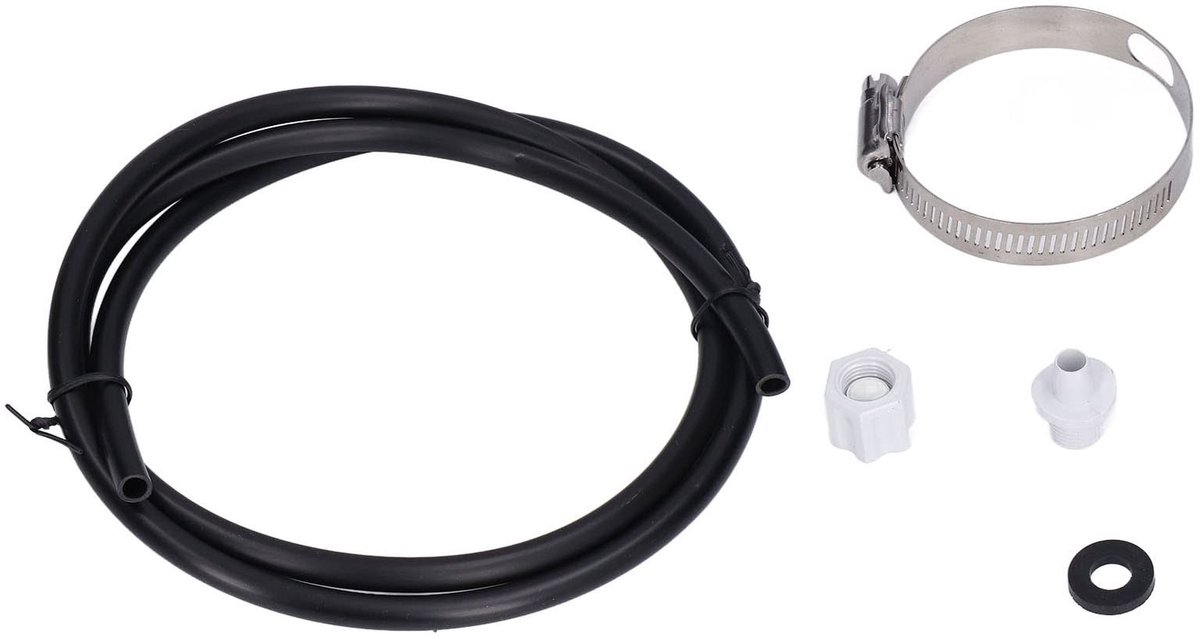 Dailygoods- Chlorinator Feeder Onderdelenset - Aansluitpakket - Kunststof/Roestvrij Staal - Geschikt voor HAYWARD CL200/CL220 - 1,2 m Pijpleiding - Duurzaam en Betrouwbaar - Zwembadaccessoires