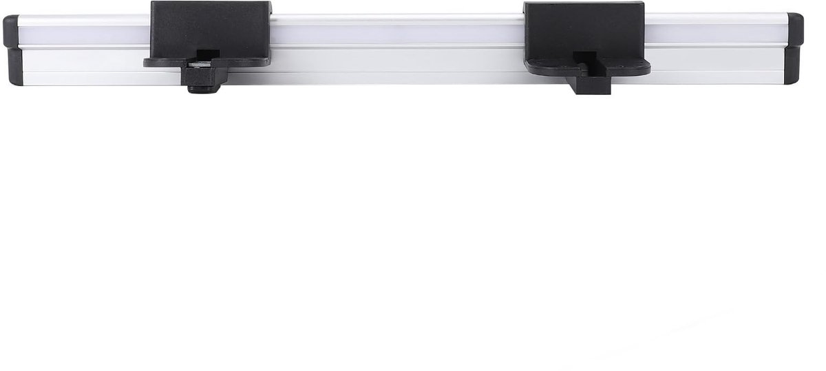 Dailygoods- Tafelrail Stevige Houder - Aluminium - Eenvoudige Installatie - Duurzaam - Voor Werkruimte/Keuken - Maximale Stabiliteit 500 mm - Railhouder