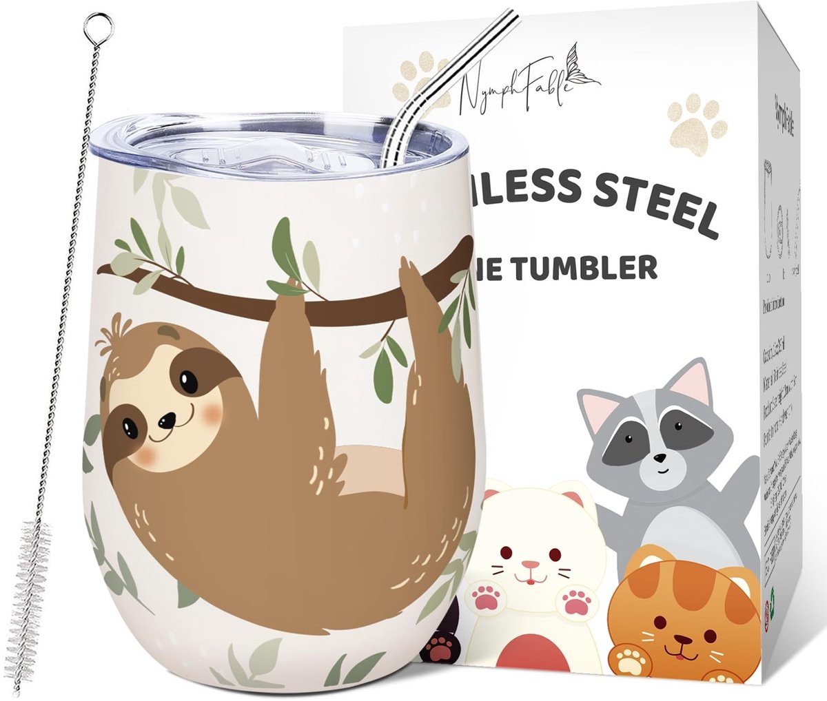 Geïsoleerde Mok - Dailygoods- Thermosbeker 12oz Roestvrij staal