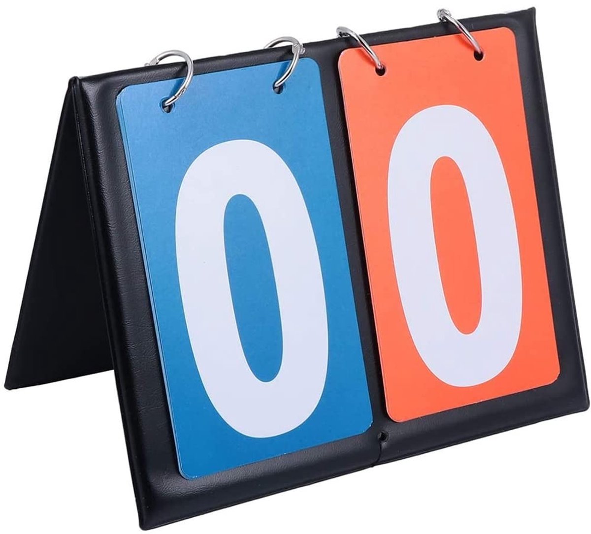 Dailygoods - Tweekleurige scorebord - Sportwedstrijd - Eenvoudig in gebruik - Geschikt voor buiten - Praktisch en functioneel - Voor diverse sporten