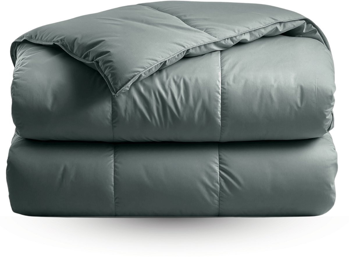 Zelesta Deluxe Uni Satijnkatoen Dekbed - Groen 240x200cm