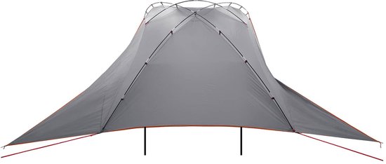 vidaXL - Auto - Tent - 350 - x - 250 - cm - Grijs - en - Oranje - Polyester - en - Staal van Vidaxl — afbeelding 3