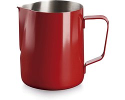 Melkopschuimer - Koffie kannetje - Melk serveren - Hittebestendig ontwerp - 350 ml - Rood
