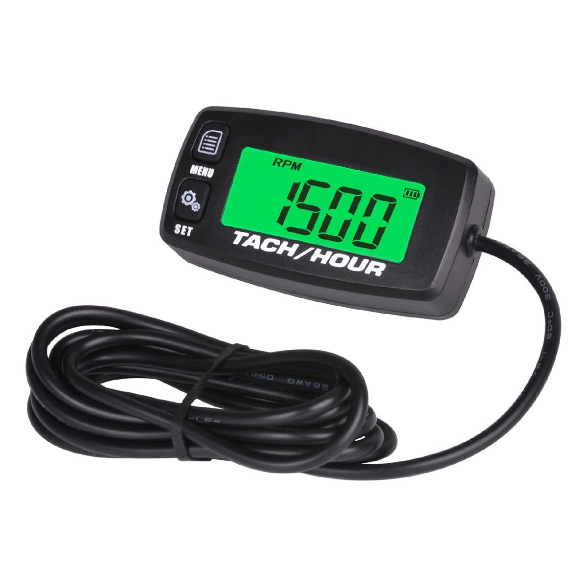 Digitale Toerentalmeter met Onderhoudsfunctie voor Motoren en Pneumatische Apparaten