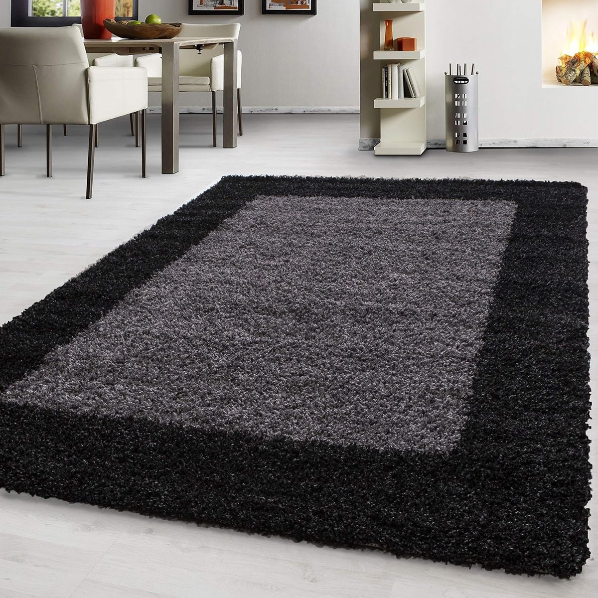 Hoogpolig vloerkleed - Shaggy tapijt - Woonkamer decoratie - Geschikt voor vloerverwarming
