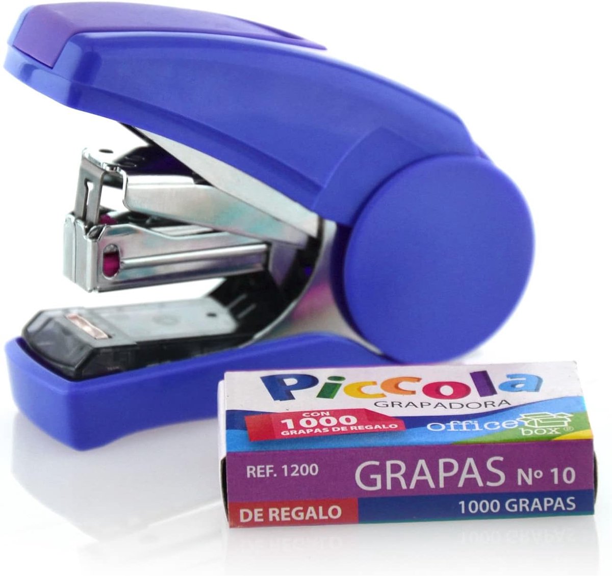 Kleine Nietmachine - Handnietmachine Bureau - Papier Verwerken - 50% Minder Kracht - 20 Vellen - Blauw