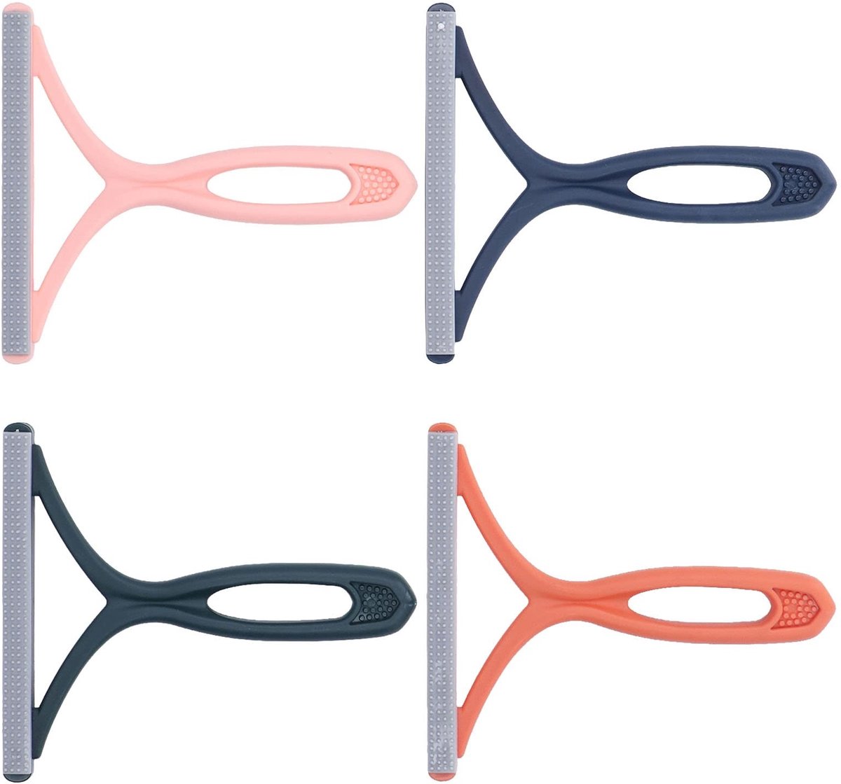 Dailygoods- Lintremover met Vernieuwd Handvat - Pluizenverwijderaar - Draagbare Haarverwijderaar - Dubbelzijdige Borstel - ABS-Materiaal - Voor Kleding en Meubels