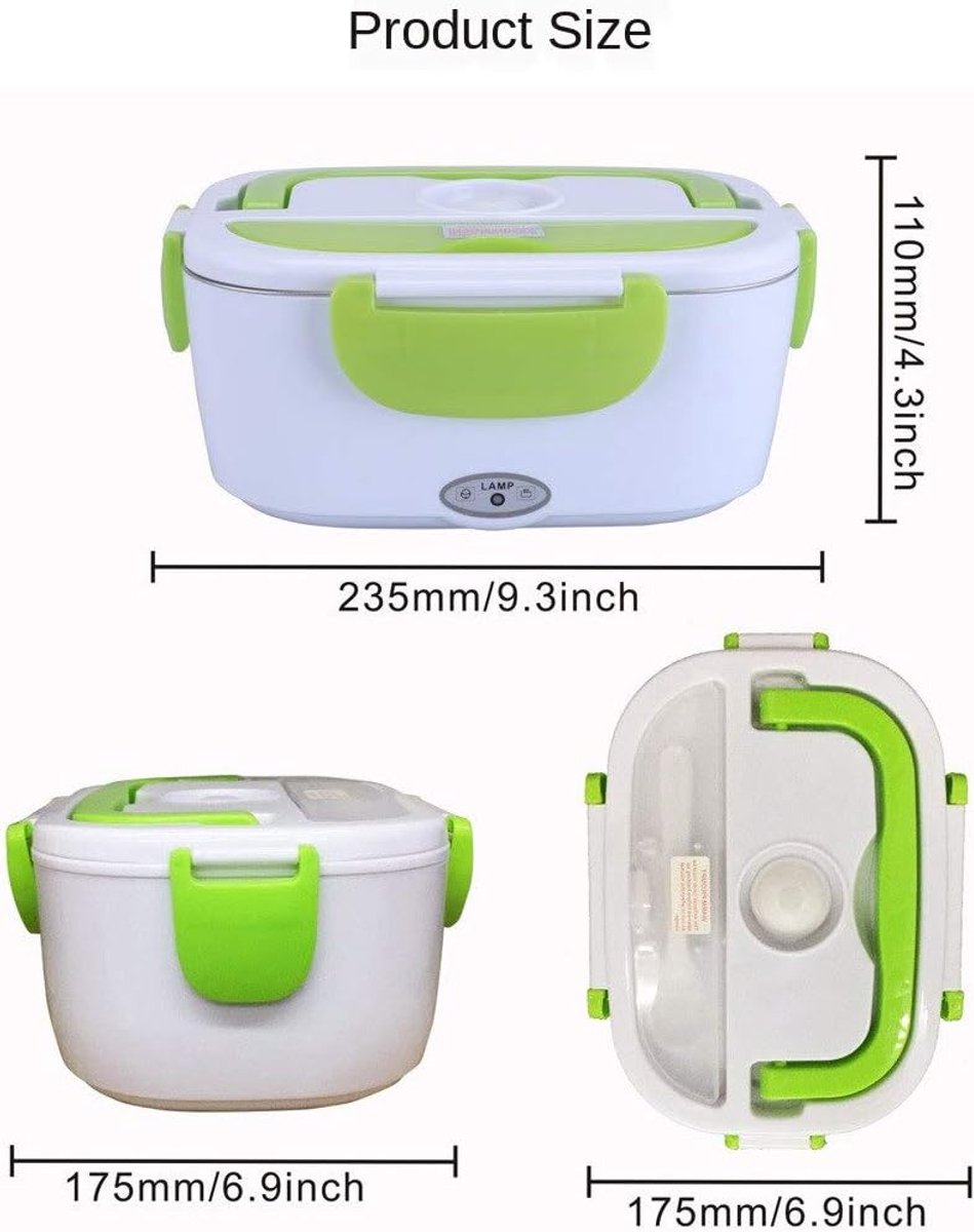 Elektrische lunchbox - Warmhoudbox - Onderweg eten - Dubbel gebruik - 40 W - Roze