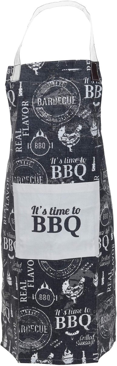 Dailygoods- Kookschort 100% Katoen - Barbecueschort - Kookschort Mannen/Dames - Groot Voorvak - Zacht en Soepel - Ideaal voor Grillen