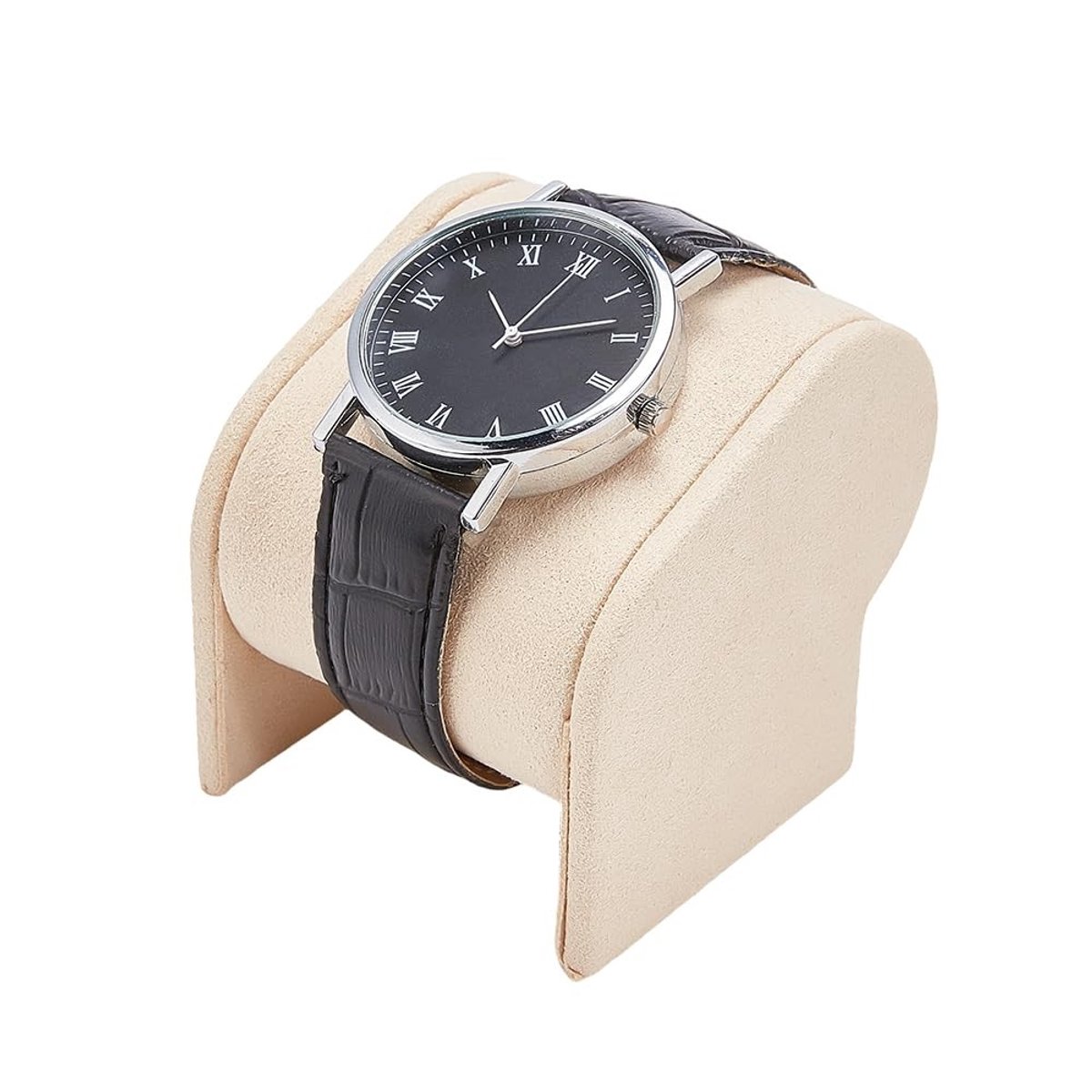 Dailygoods- Horloge Kussen Hoogwaardige Microvezel - Sieraden Organizer - Horloge Display - Lederen Houder - Sieradenhouder - Perfect voor Presentatie