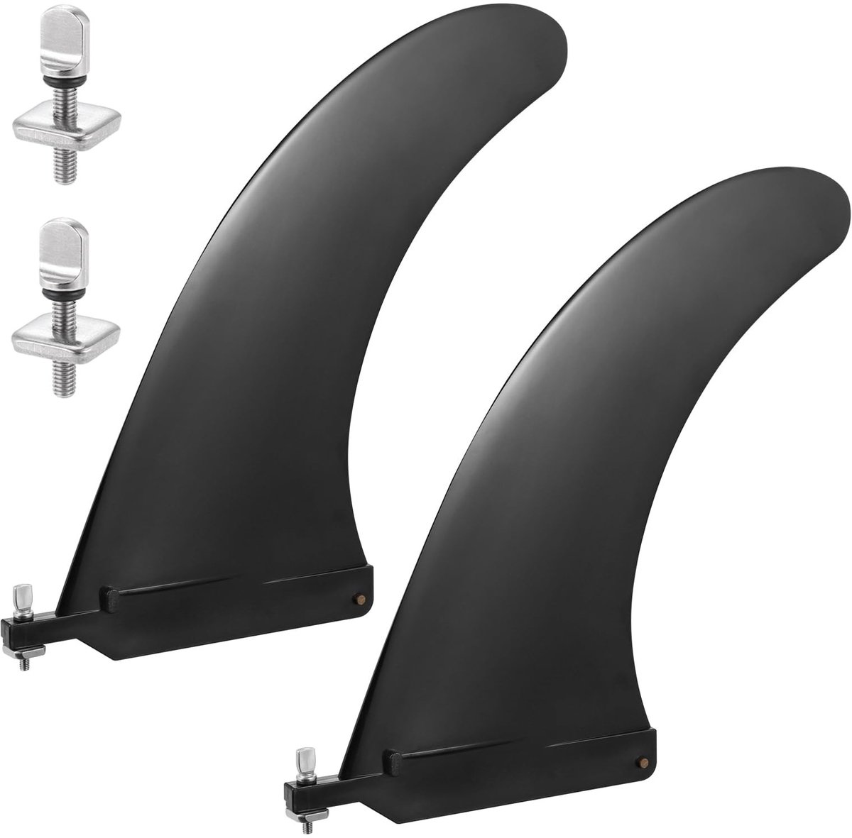 Dailygoods- Paddleboard Vinnen 9 Inch - Verbeterde Nylon Surfplank Vinnen - Afneembare FCS Surfplank Vinnen - Universele SUP Fin Vervanging - Corrosiebestendige Roestvrijstalen Schroeven - Lichtgewicht en Duurzaam - Surfplankvinnen