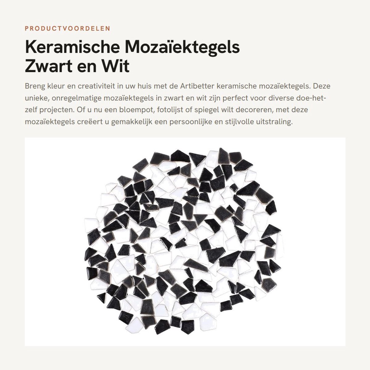 Dailygoods- Mozaïektegels 200g - Mozaïektegels Badkamer - Mozaïektegels Hobby - Decoratieve Mozaïektegels - Zelfklevende Mozaïektegels - Duurzaam en Veilig Materiaal - Mozaïekstenen