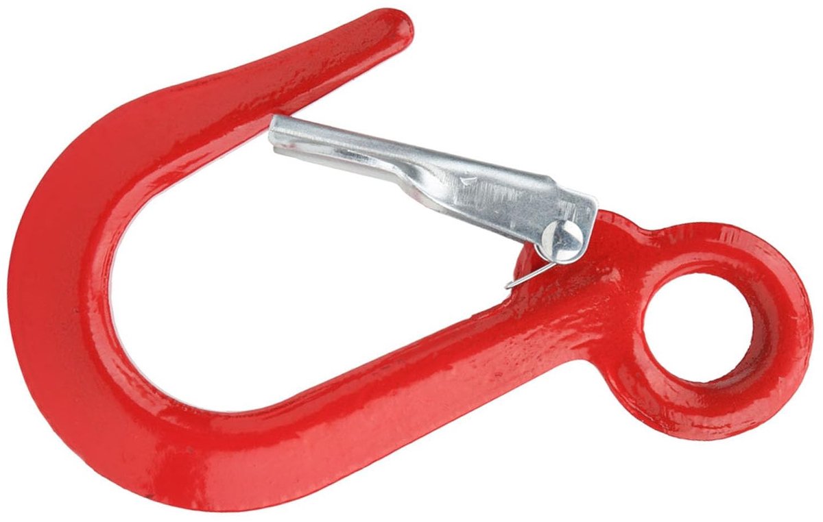 Dailygoods- Hijshaak 5000 Lbs Gelegeerd Stalen - Kettinggrijphaak - Grijphaak - Slinger - Hijsgaffelhaak - Rond Oog