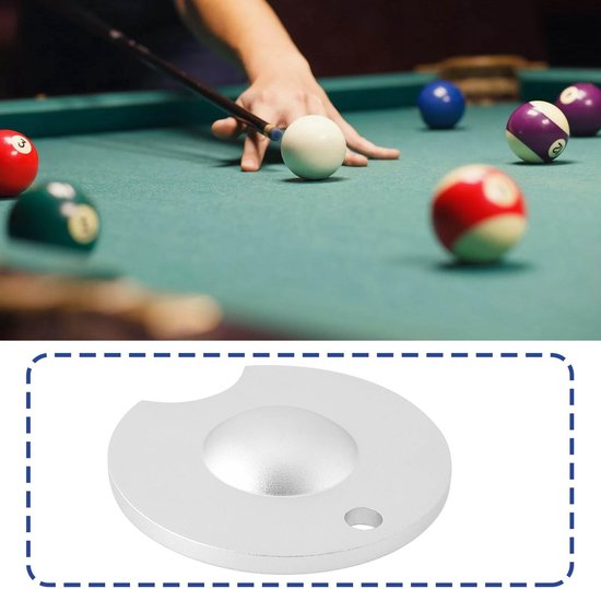 Cue Tip Shaper Dime Radius 1cm - Aluminium Legering - Billiard Accessoire - Precisie Vormgeving - Duurzaam Ontwerp - Verbeterde Speelervaring - Billiard Tool — afbeelding 5