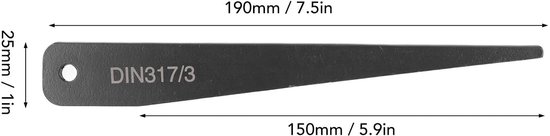 BRENZOOS - Morseconus Drift Tool MT3 - Voor Tapered Shank Boren - Handig in Gebruik - Verwijdering van Boren - Professioneel - Chucks - Accessoire van Brenzoos — afbeelding 4
