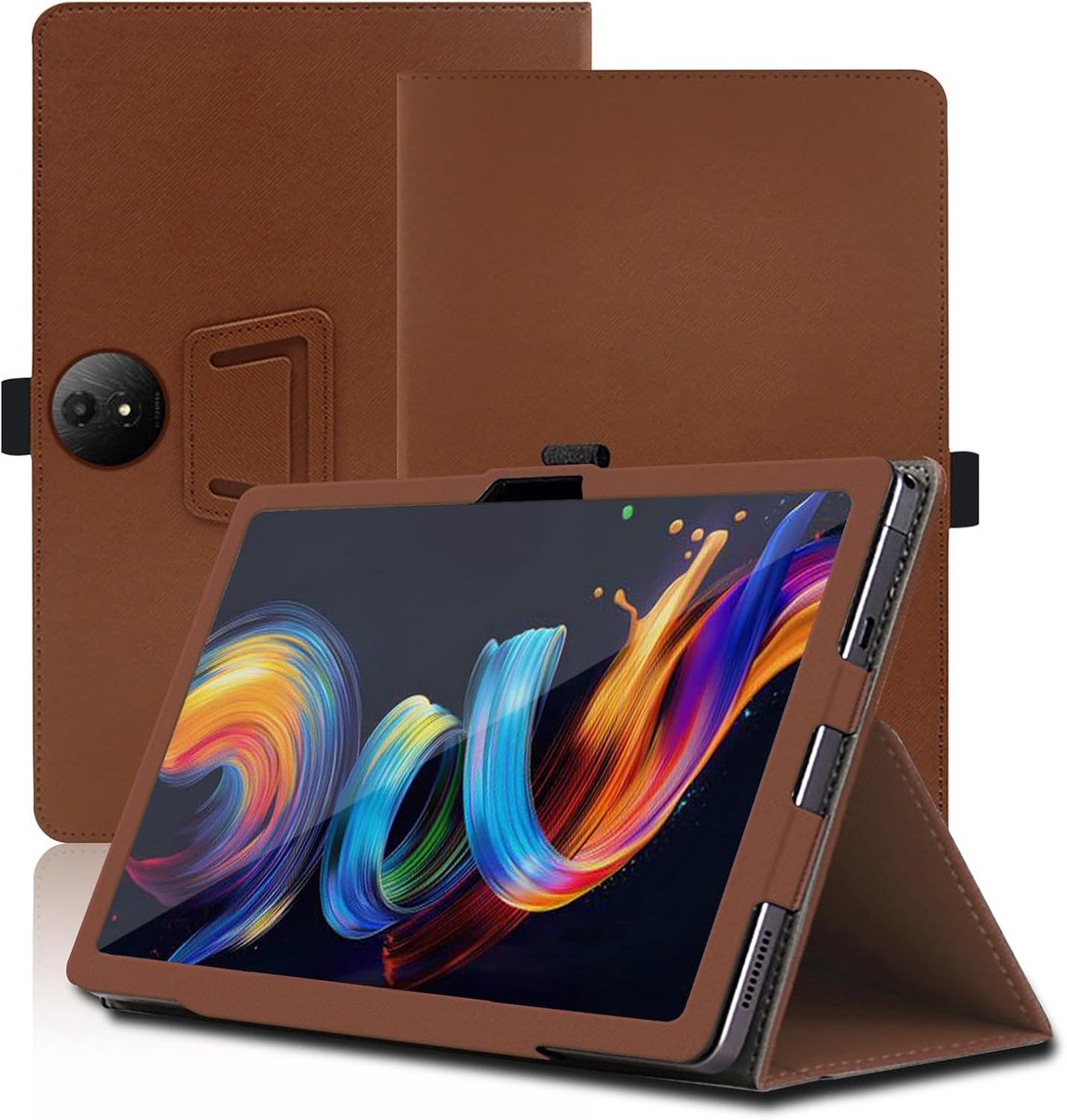Tablethoes - Beschermhoes - Dagelijks Gebruik - Verstelbare Standaard - 11.5 inch - Bruin